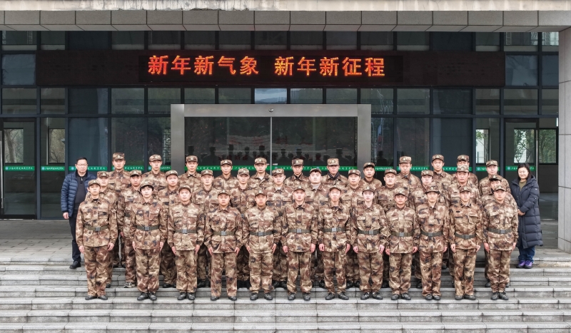 我校2026年度春季应征入伍学生参加役前训练
