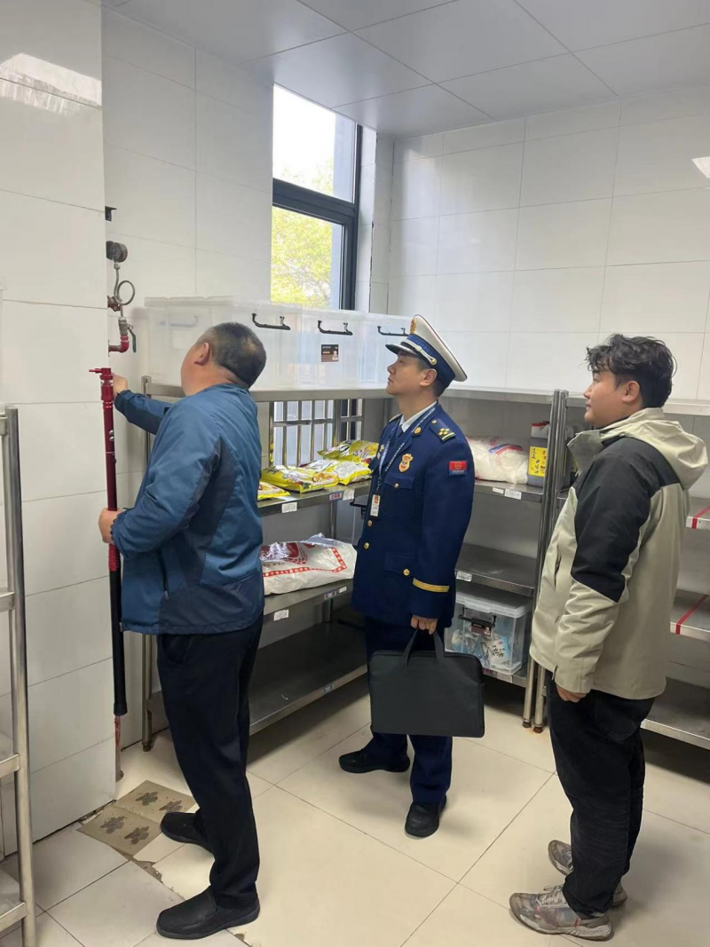 钟楼区消防支队开展校园消防双随机检查